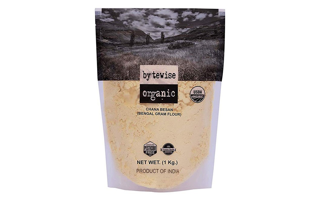 Bytewise Organic Chana Besan (Bengal Gram Flour)   Pack  1 kilogram